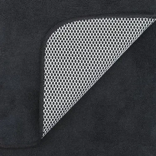 HFGBLG Microfiber Cleaning Cloth Fast Drying Kitchen Dish Cloths Cleaning Rags for Washing Dishes, Absorbent Lint Free Kitchen Washcloths Rags with Poly Scour Side, 12 Inch x 12 Inch (Blue) - 5