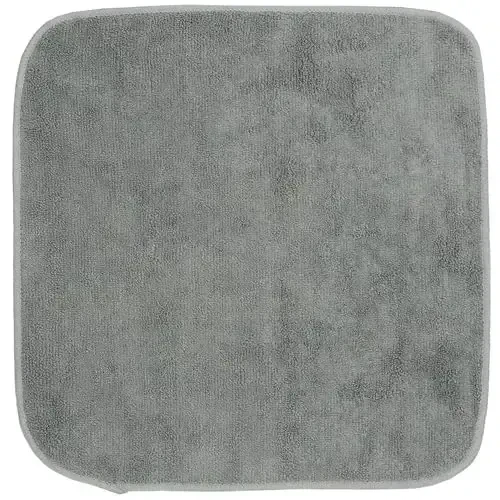 HFGBLG Microfiber Cleaning Cloth Fast Drying Kitchen Dish Cloths Cleaning Rags for Washing Dishes, Absorbent Lint Free Kitchen Washcloths Rags with Poly Scour Side, 12 Inch x 12 Inch (Gray) - 4