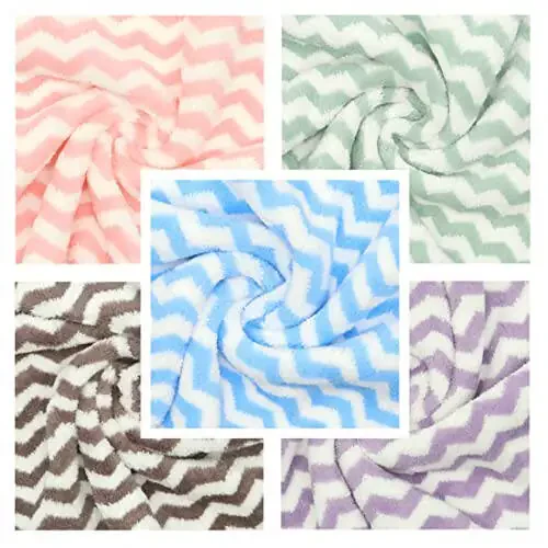 HFGBLG Microfiber Cleaning Cloth Lint Free Cleaning Rags, 10 Pack Fast Drying Dish Rags for Cleaning, Super Absorbent Kitchen Dish Cloths for Wash Dishes,12 in x 12 in, Mix Color - 4