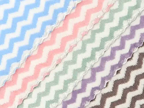 HFGBLG Microfiber Cleaning Cloth Lint Free Cleaning Rags, 10 Pack Fast Drying Dish Rags for Cleaning, Super Absorbent Kitchen Dish Cloths for Wash Dishes,12 in x 12 in, Mix Color - 5