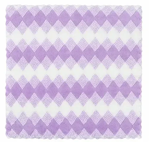 HFGBLG Microfiber Cleaning Cloth Lint Free Cleaning Rags, 10 Pack Fast Drying Dish Rags for Cleaning, Super Absorbent Kitchen Dish Cloths for Wash Dishes,12 in x 12 in, Mix Color - 6