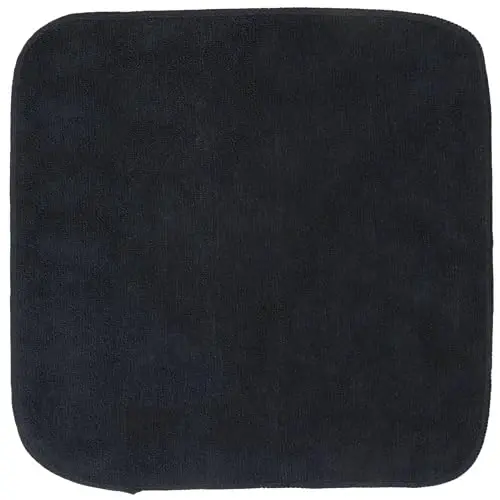 HFGBLG Microfiber Cleaning Cloth Fast Drying Kitchen Dish Cloths Cleaning Rags for Washing Dishes, Absorbent Lint Free Kitchen Washcloths Rags with Poly Scour Side, 12 Inch x 12 Inch (Black) - 4
