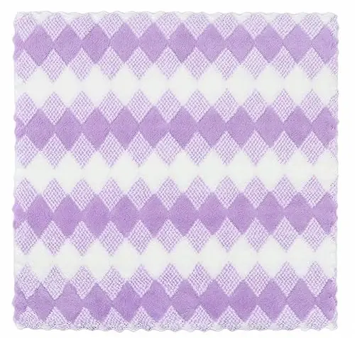 HFGBLG Microfiber Cleaning Cloth Lint Free Cleaning Rags, 10 Pack Fast Drying Dish Rags for Cleaning, Super Absorbent Kitchen Dish Cloths for Wash Dishes,12 in x 12 in, Mix Color - 6