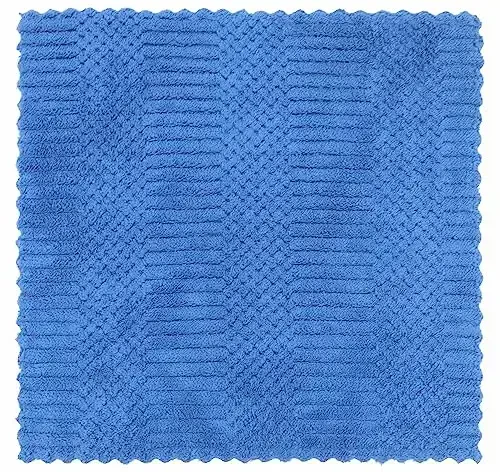 HFGBLG Microfiber Cleaning Cloth Lint Free Cleaning Rags, 10 Pack Fast Drying Dish Rags for Cleaning, Super Absorbent Kitchen Dish Cloths for Wash Dishes,12 in x 12 in, Mix Color - 6