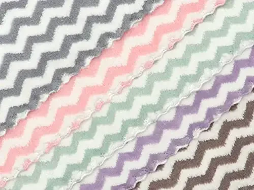 HFGBLG Mikrofiber Tozalovchi Mato Tolasi Yo'q Tozalash Latta, 10 Paket Tez Quriydigan Idish Latta Tozalash uchun, Super Absorbent Oshxona Idish Mato Yuvish Idishlari uchun, 12 dyuym x 12 dyuym, Aralash Rang - 5