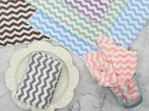 HFGBLG Mikrofiber Tozalovchi Mato Tolasi Yo'q Tozalash Latta, 10 Paket Tez Quriydigan Idish Latta Tozalash uchun, Super Absorbent Oshxona Idish Mato Yuvish Idishlari uchun, 12 dyuym x 12 dyuym, Aralash Rang - 7