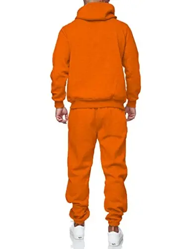 HHGKED Sweat suits men Tracksuits 2 Piece sets Athletic Jogging suits Casual Outfits for men - 4