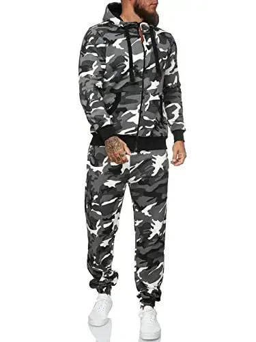 HHGKED Sweat suits men Tracksuits 2 Piece sets Athletic Jogging suits Casual Outfits for men 