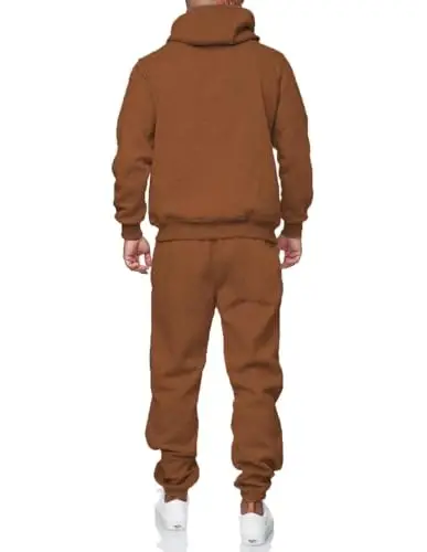 HHGKED Sweat suits men Tracksuits 2 Piece sets Athletic Jogging suits Casual Outfits for men - 4
