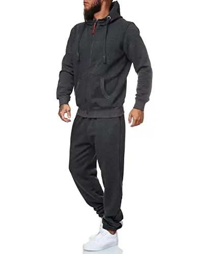 HHGKED Sweat suits men Tracksuits 2 Piece sets Athletic Jogging suits Casual Outfits for men - 3