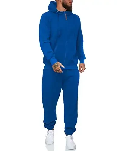 HHGKED Sweat suits men Tracksuits 2 Piece sets Athletic Jogging suits Casual Outfits for men - HHGKED