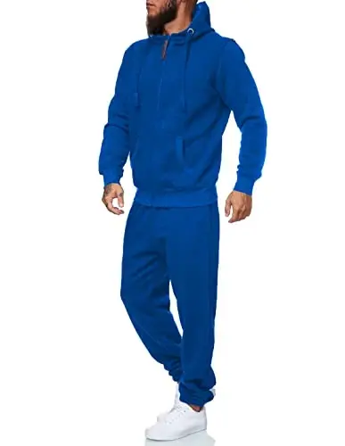 HHGKED Sweat suits men Tracksuits 2 Piece sets Athletic Jogging suits Casual Outfits for men - 3