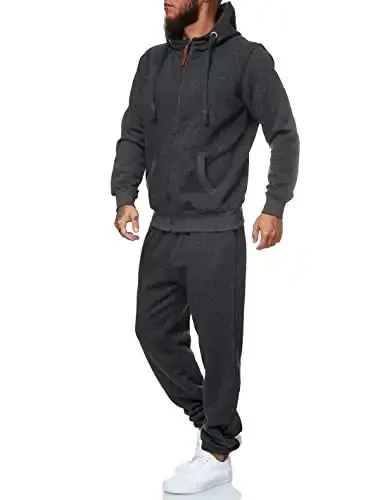 HHGKED Sweat suits men Tracksuits 2 Piece sets Athletic Jogging suits Casual Outfits for men - 3