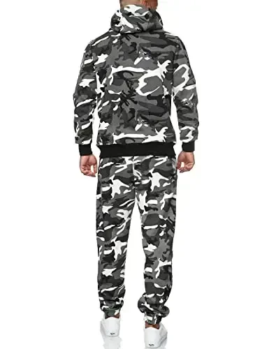 HHGKED Sweat suits men Tracksuits 2 Piece sets Athletic Jogging suits Casual Outfits for men - 4