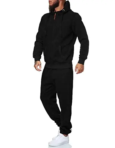 HHGKED Sweat suits men Tracksuits 2 Piece sets Athletic Jogging suits Casual Outfits for men - 3