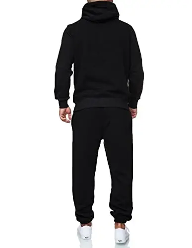 HHGKED Sweat suits men Tracksuits 2 Piece sets Athletic Jogging suits Casual Outfits for men - 4
