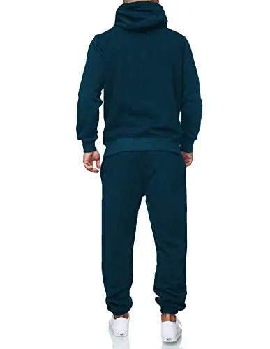 HHGKED Sweat suits men Tracksuits 2 Piece sets Athletic Jogging suits Casual Outfits for men - 4