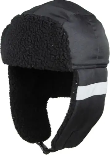 Hi Viz Trapper Warm Workwear Cold Windproof Winter Aviator Trooper Hunting Hat Ushanka Bike 