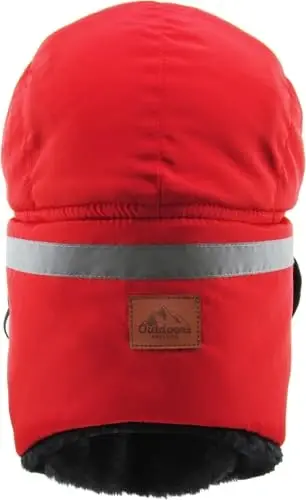 Hi Viz Trapper Warm Workwear Cold Windproof Winter Aviator Trooper Hunting Hat Ushanka Bike - 4