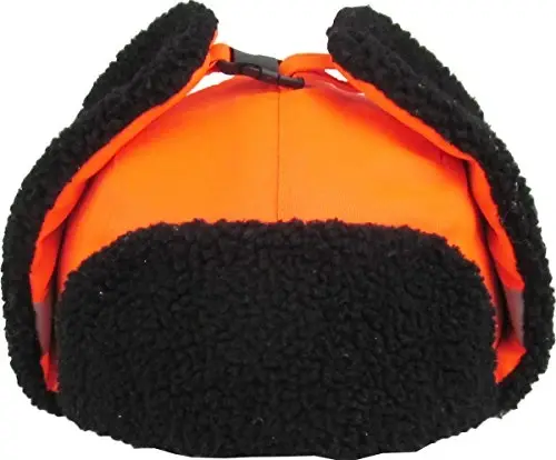 Hi Viz Trapper Warm Workwear Cold Windproof Winter Aviator Trooper Hunting Hat Ushanka Bike - 5