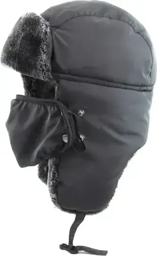 Hi Viz Trapper Warm Workwear Cold Windproof Winter Aviator Trooper Hunting Hat Ushanka Bike - 3