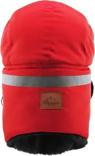 Hi Viz Trapper Warm Workwear Cold Windproof Winter Aviator Trooper Hunting Hat Ushanka Bike - 4