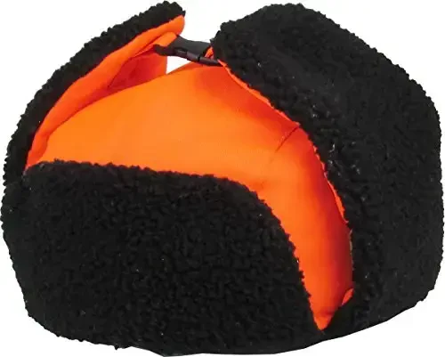 Hi Viz Trapper Warm Workwear Cold Windproof Winter Aviator Trooper Hunting Hat Ushanka Bike - 6