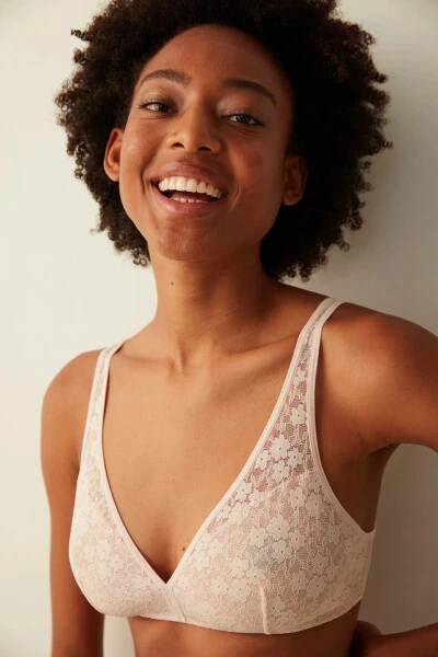 #hiççamaşırı Blossom Açık Pembe Balensiz Dantelli - 9