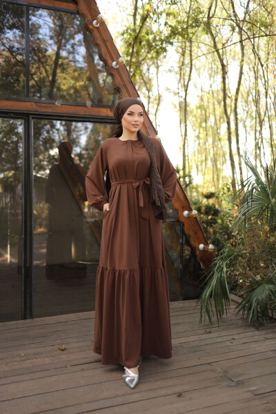 Hidden Button Abaya - 10