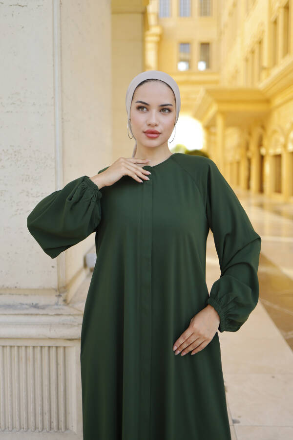 Hidden Button Abaya - 18