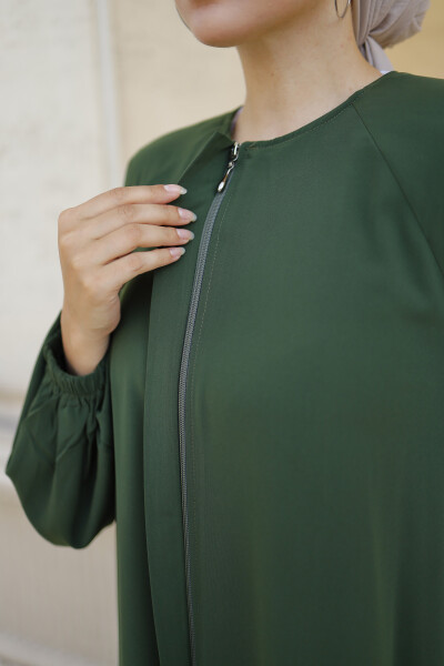 Hidden Button Abaya - 20