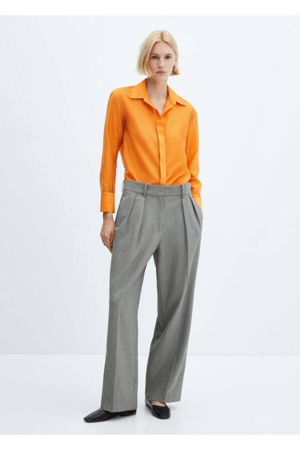 Hidden Button Shirt - 2