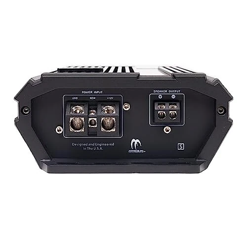 Hifonics ZRX1216.1DV2 Zeus ZRX V2 1200W Class D Mono Amplifier - Compact, Efficient, Advanced Cooling, Customizable Sound, Universal Fit - 4