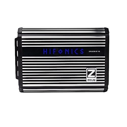 Hifonics ZRX1216.1DV2 Zeus ZRX V2 1200W Class D Mono Amplifier - Compact, Efficient, Advanced Cooling, Customizable Sound, Universal Fit - Hifonics