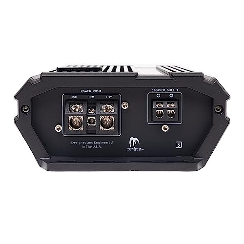 Hifonics ZRX1216.1DV2 Zeus ZRX V2 1200W Class D Mono Amplifier - Compact, Efficient, Advanced Cooling, Customizable Sound, Universal Fit - 4