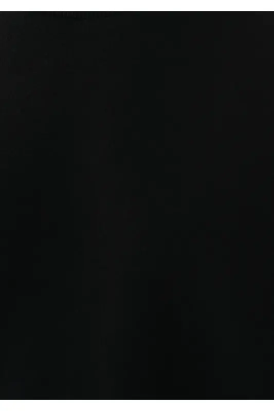 High Collar Black Sweatshirt 0610965-900-Black - 5