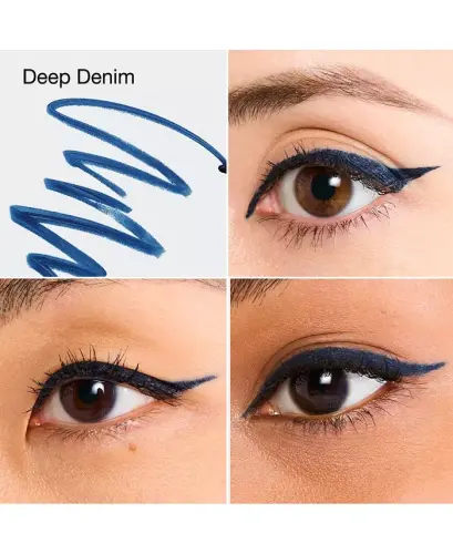 High Impact Gel Tech Eyeliner, 0.01 oz.-Deep Denim - 4