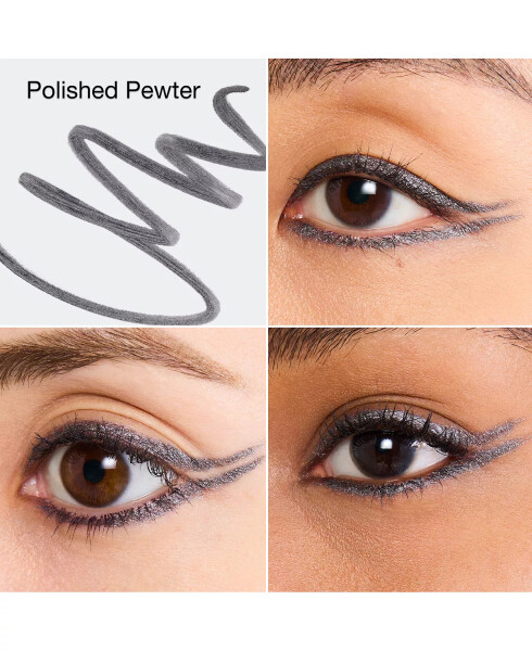 High Impact Gel Tech Eyeliner, 0.01 oz. Polished Pewter - 4