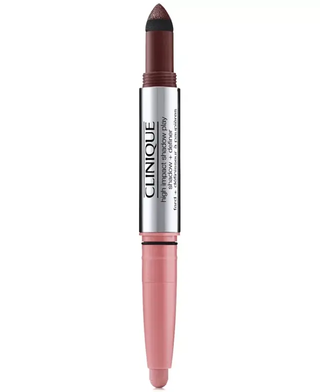 High Impact Shadow Play Shadow + Definer, 0.14 oz. - Pink Honey + Black Honey - CLINIQUE
