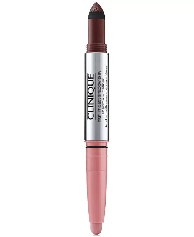 High Impact Shadow Play Shadow + Definer, 0.14 oz. - Pink Honey + Black Honey - Clinique