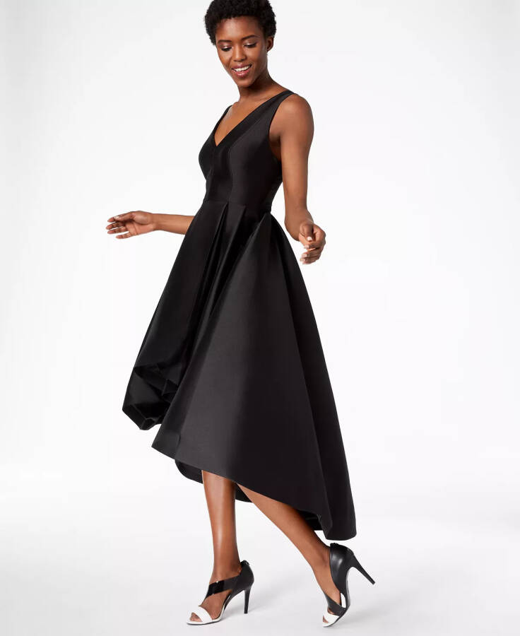 High-Low A-Line Gown Black - 3