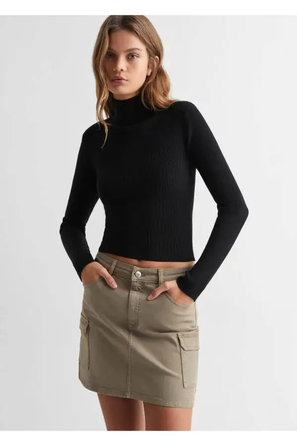 High neck sweater - 1