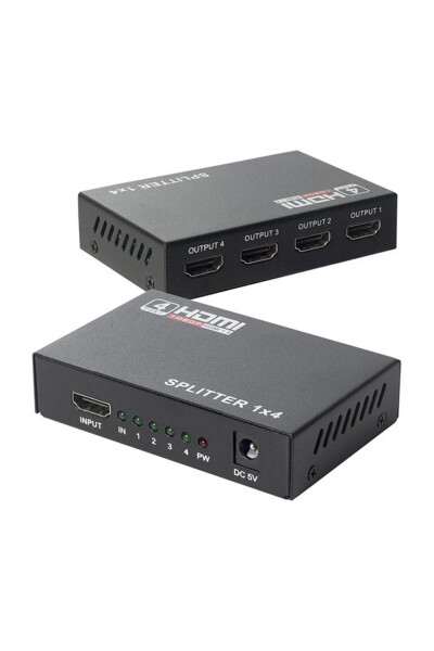 High Quality 4 Port HDMI Splitter 1080P 1.4V - 3