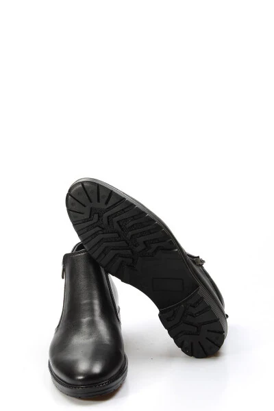 High Quality Genuine Leather Black Men's Classic Boot Ah086714131309 - AYAKKABIHANE