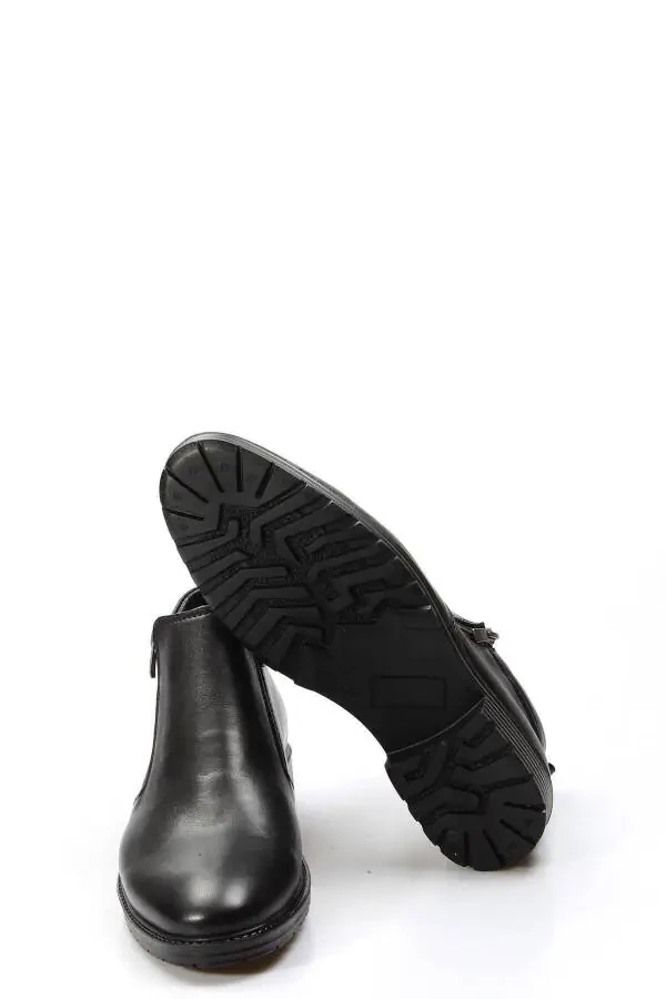 High Quality Genuine Leather Black Men's Classic Boot Ah086714131309 - 1