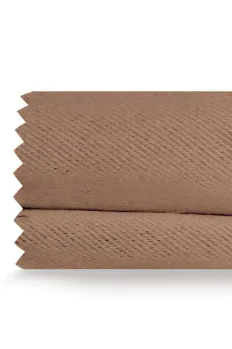 High Quality Light Brown Blackout Curtain Extrafor Pleated Single Panel-LIGHT BROWN - 3