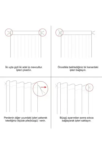 High Quality Light Brown Blackout Curtain Extrafor Pleated Single Panel-LIGHT BROWN - 6