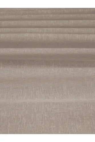 High Quality Sheer Curtain with Extra Lining, Wrinkled, Straw Color, Linen Look - DEMOR HOME (1)