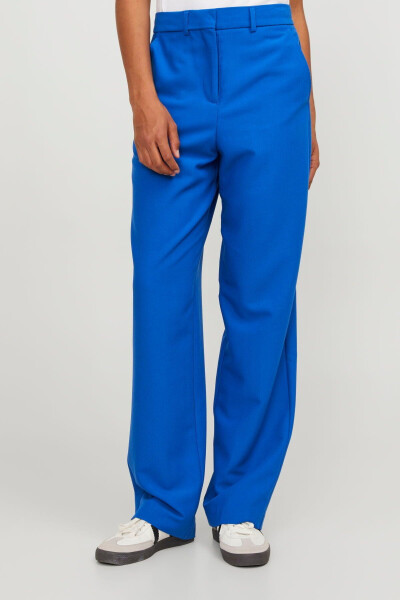 High Waist Fabric Trousers - Marry - 2