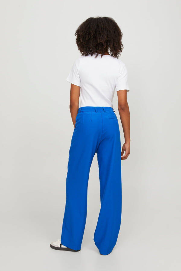 High Waist Fabric Trousers - Marry - 3